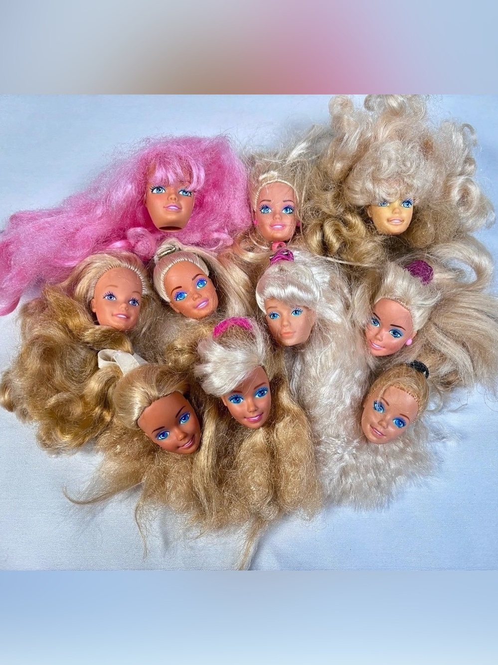 Barbie Doll Head Lot 35